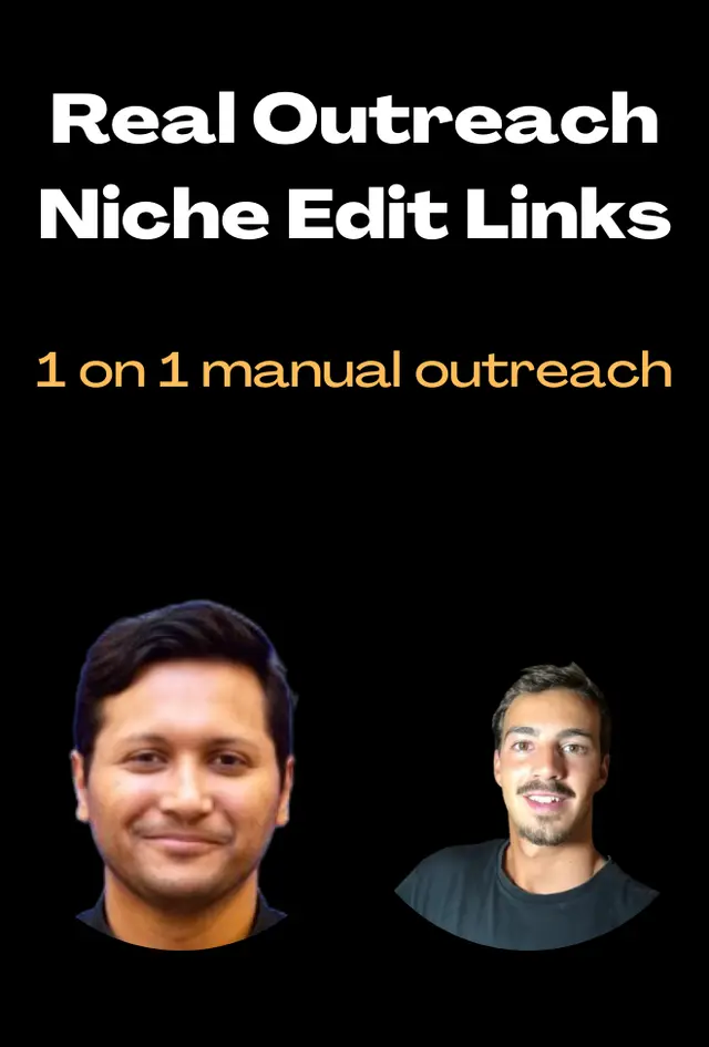 Niche Edits Via Real Organic Customized Outreach Outreach Links Vasco & Mushfiq from Vettted