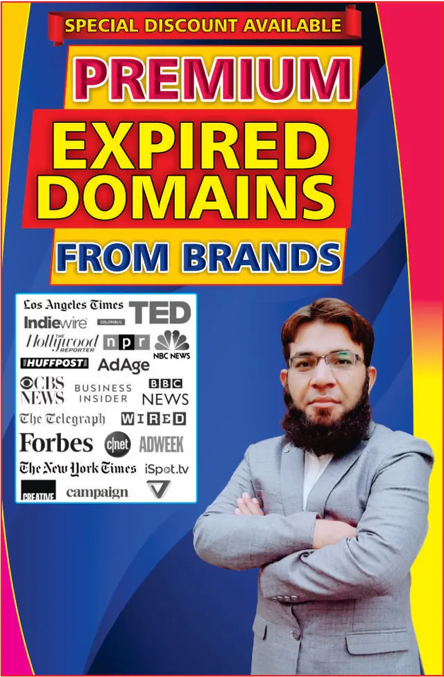 High Quality Expired Domains From Wikipedia, BBC, Mashable, Cnet And NY Times Editorial Links Shahzad AHMAD