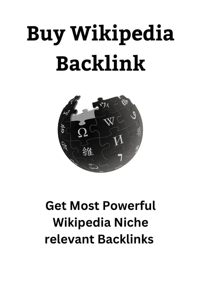 I will create a Niche Relevant Wikipedia Backlink for your website  Backlinks Mohammad Aftab