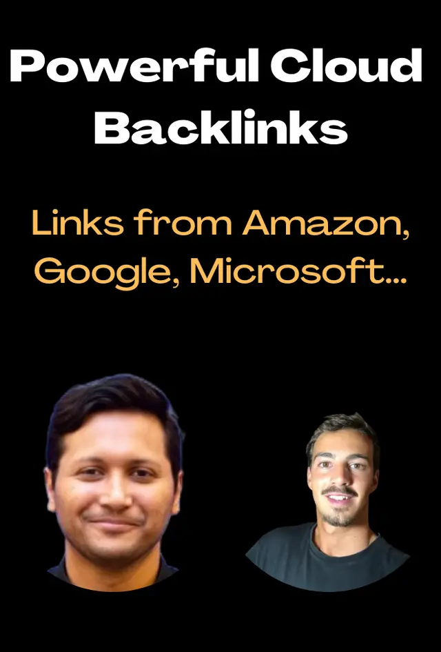 Advanced SEO Cloud Links To Your Site Backlinks Vasco & Mushfiq from Vettted