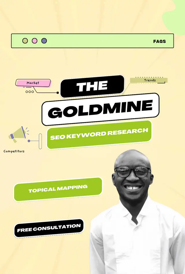 Goldmine Keyword Research and Topical Mapping Content Strategy & Keyword Research Daniel Ombasa