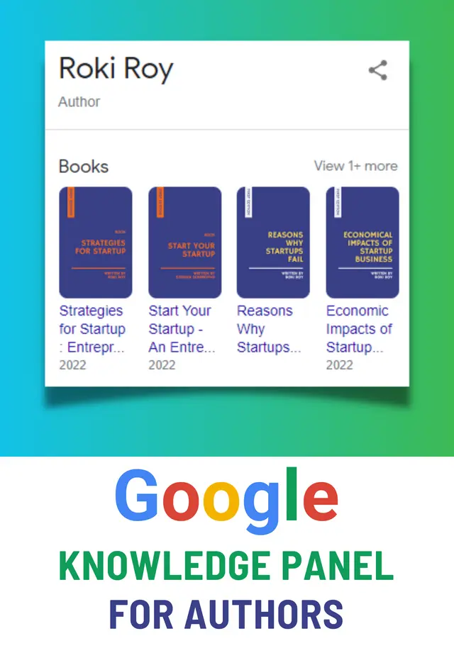 Google Knowledge Panel or Google Knowledge Graph for Author On-Page SEO Roki  Roy