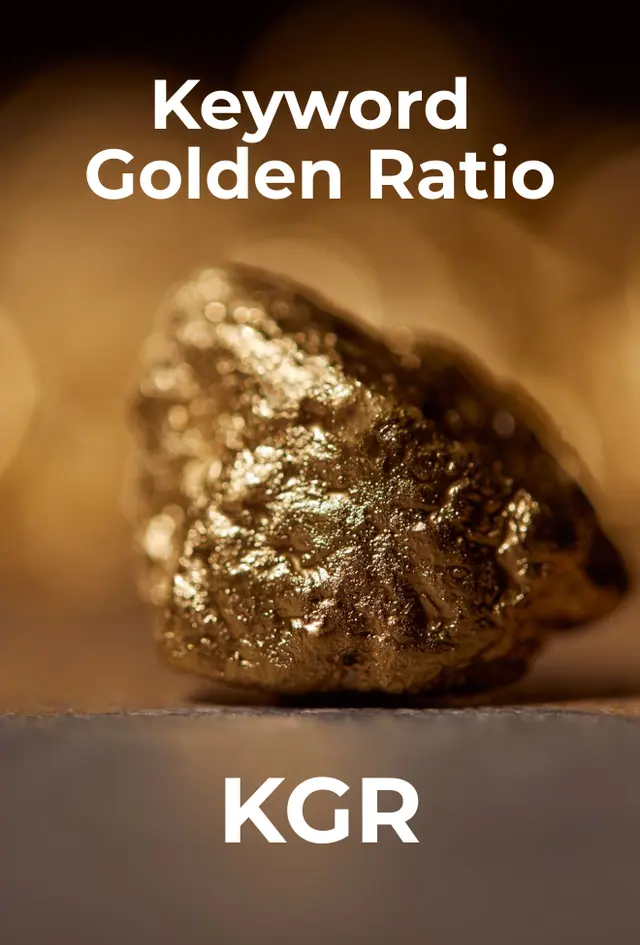 Keyword Golden Ratio KGR Research Content Strategy & Keyword Research Marvin Eastman